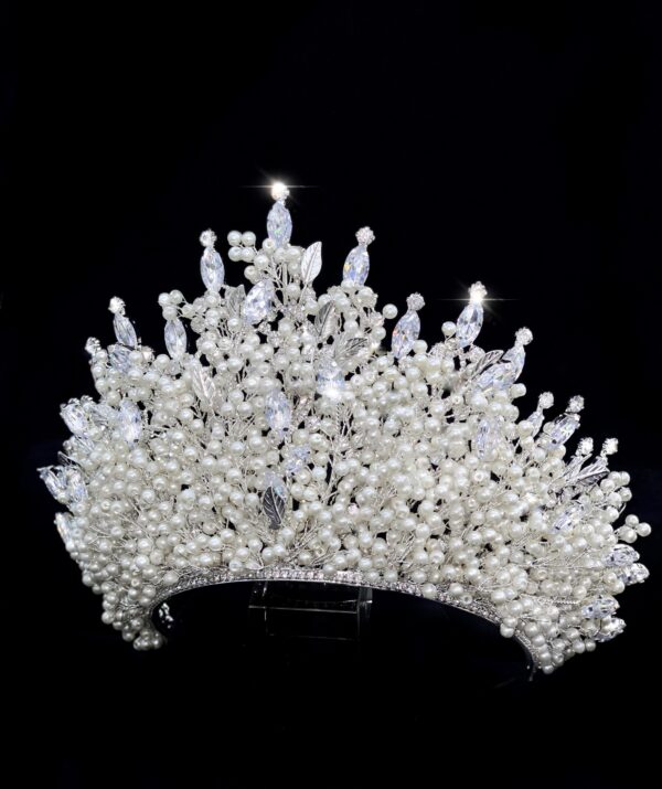 Royal Pearl Wedding Tiara