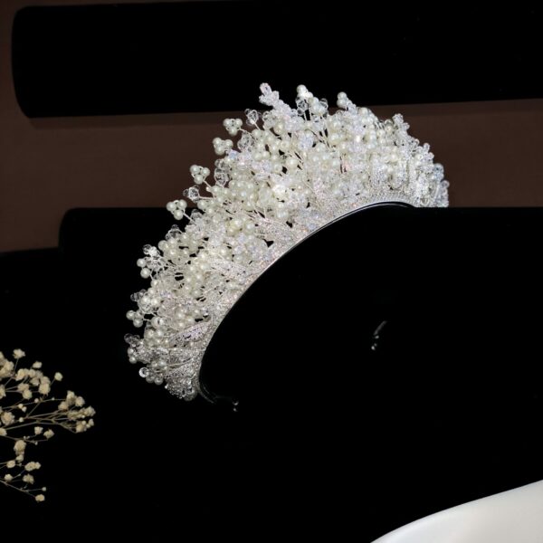 Wedding Tiara with Pearls