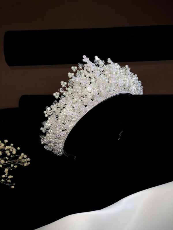 Wedding Tiara with Pearls